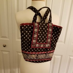 Vera Bradley Quilted Backpack/Purse